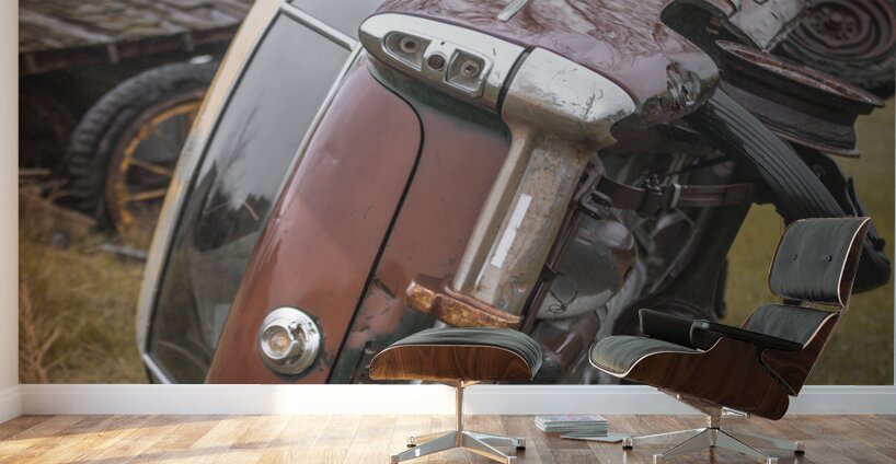 Rustic Relic - Nebraska Mercury Wall Murals