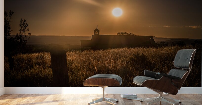 Silhouette in Sunlit Harmony Wall Murals