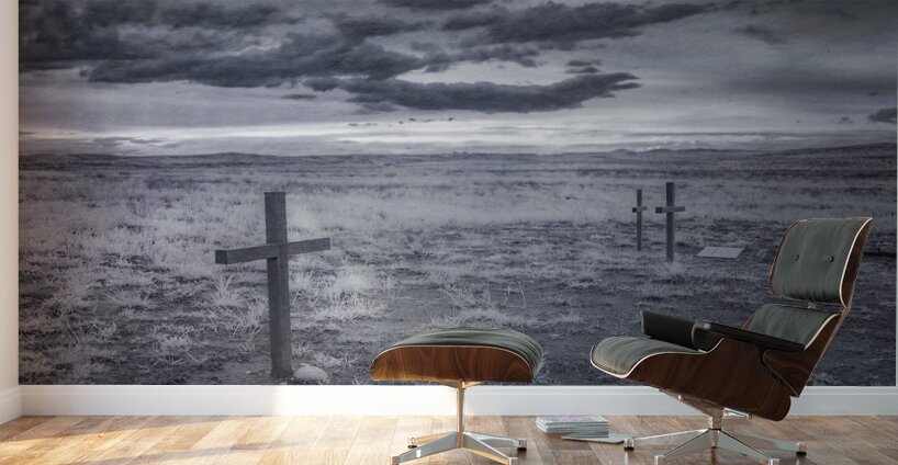 Silent Crosses: Fort Laramie Wyoming Wall Murals