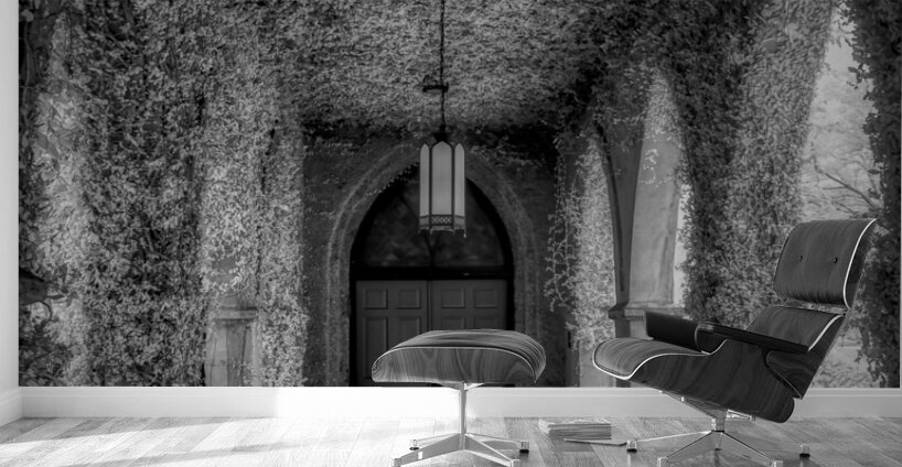 Spiritual Splendor: Tranquil Entrance Wall Murals