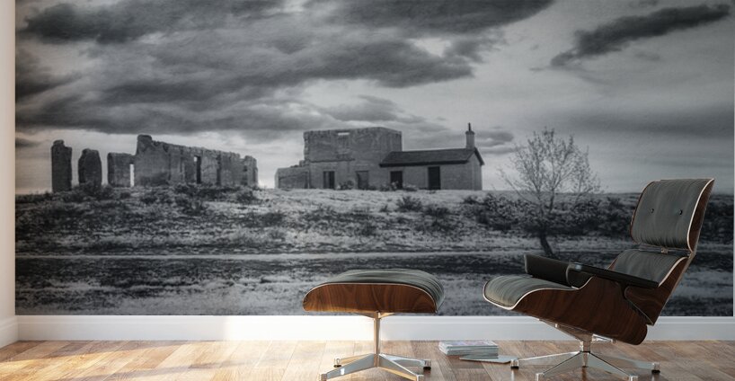 Shadows of History: Fort Laramie Ruins Wall Murals