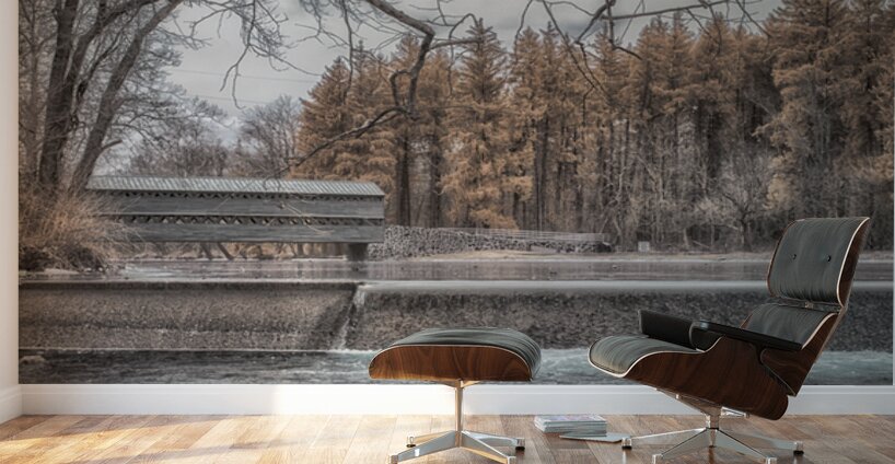 Ethereal Tranquility: Exploring Gettysburgs Bridge of Tranquilit Wall Murals