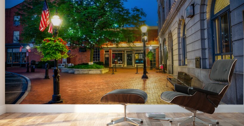 Small Town Serenity Wall Murals