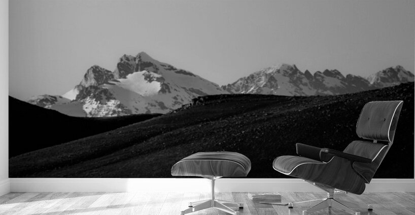 Tetons Dark Prelude Wall Murals