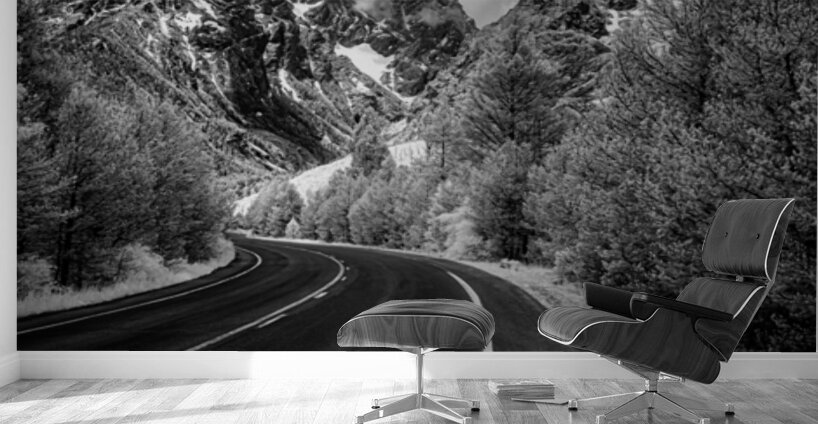 Mountain Highway   Journey Into Giants Wall Murals
