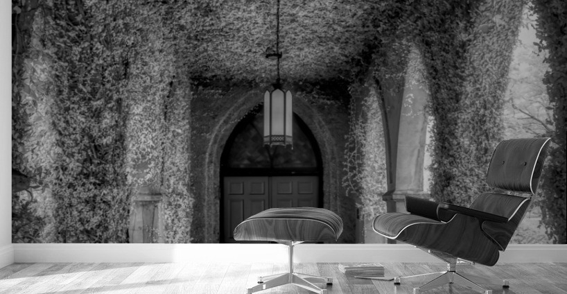 Spiritual Splendor:  A Tranquil Entrance in Alabama Wall Murals