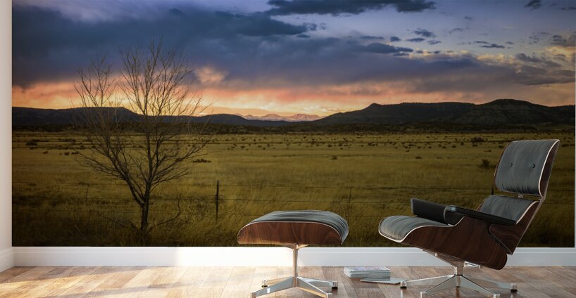 Prairie Radiance: Sunset Symphony near Cold Beer New Mexico Wall Murals