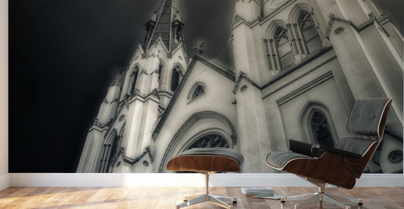 Spiritual Splendor: Savannah Gothic Grandeur Wall Murals