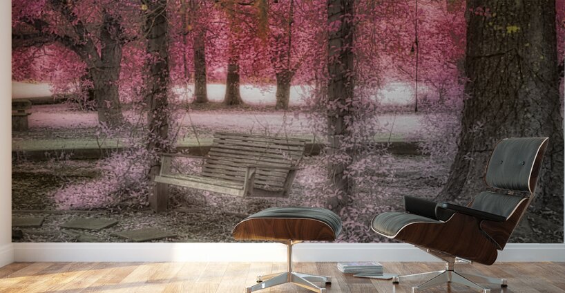 Echoes of Time: Infrared Memories Wall Murals