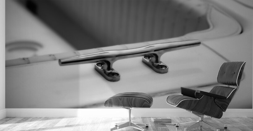 Up Close with Boats: Black & White Beauties Wall Murals