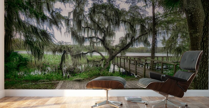 Mossy Right Angle Wall Murals