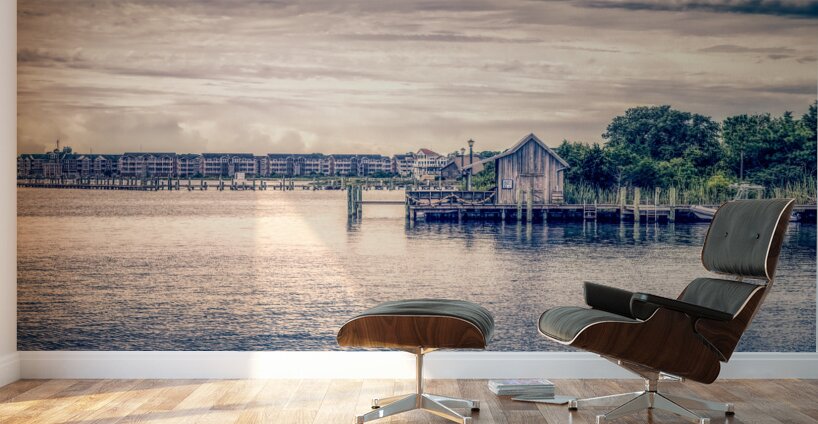 Whispers in Time: A Manteo Fishing House Wall Murals