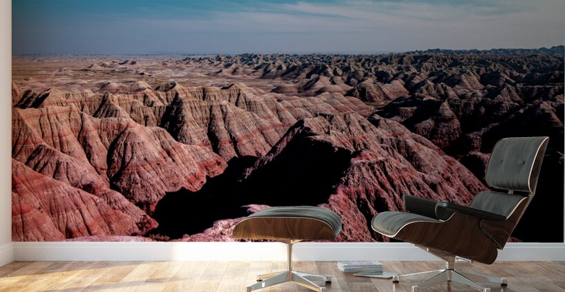 Mineral Symphony: Exploring the Badlands of South Dakota Wall Murals
