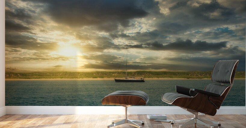 Sunset Soiree: A Romantic Evening on Beauforts Horizons Wall Murals