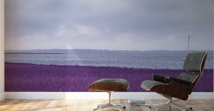 Misty Maritime Charm: A Rainy Day Sailboat Sojourn in Saint Mary Wall Murals