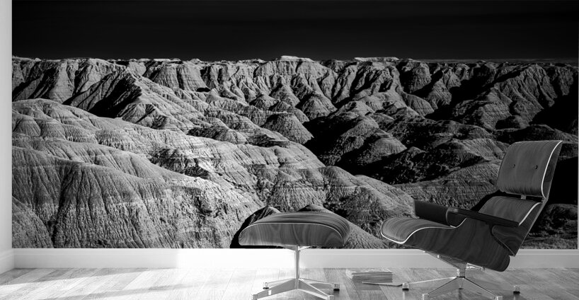 Shadows of the Earth: Ethereal Shadows of the Badlands Wall Murals