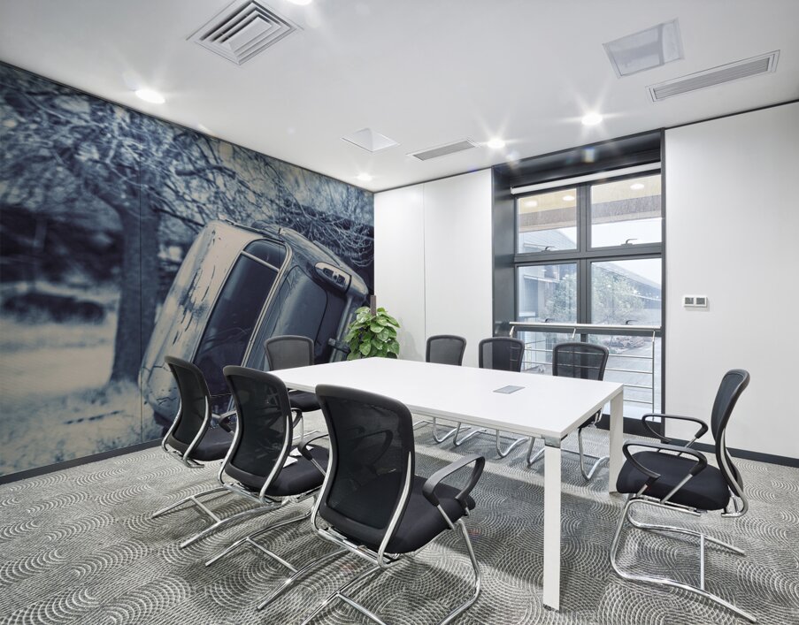 Rustic Relic   Blue Lean Wall Printing