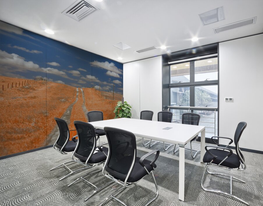 Copper Prairie Path Wall Printing