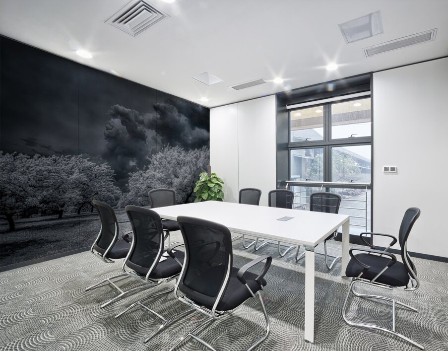 Illumination in Turmoil Wall Printing