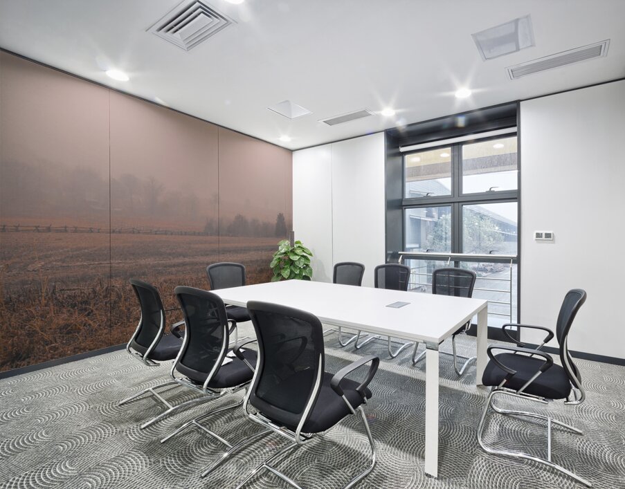 Hazel Field Wall Printing