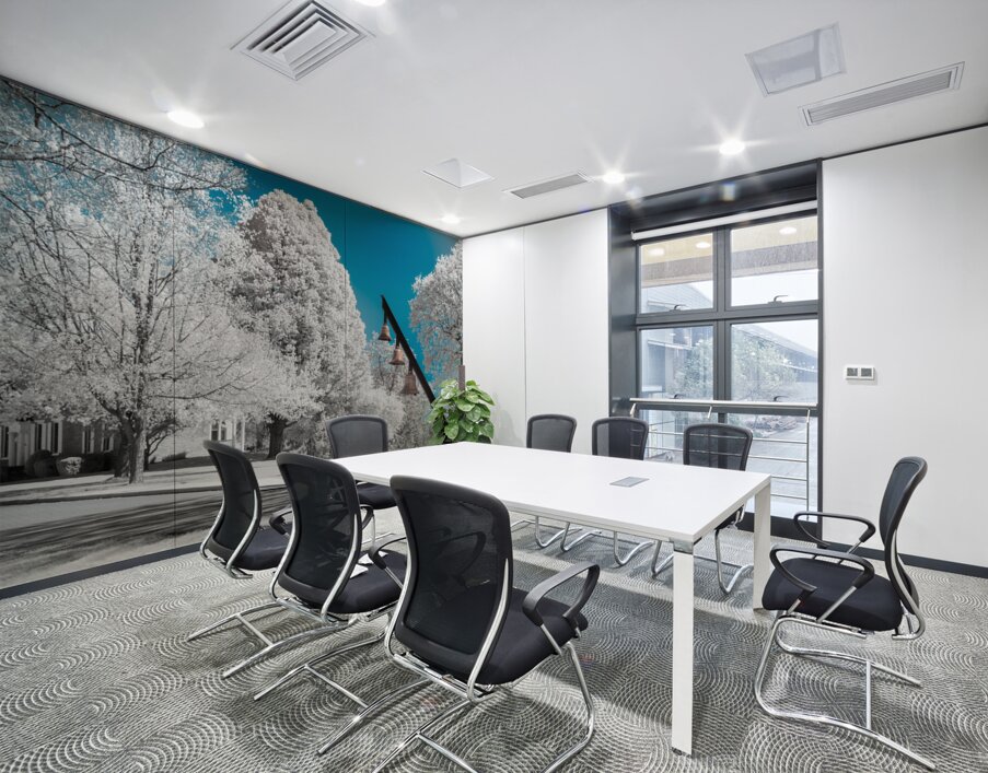 Infrared Exploration: Unveiling the Beauty of Seminary Bells in  Wall Printing