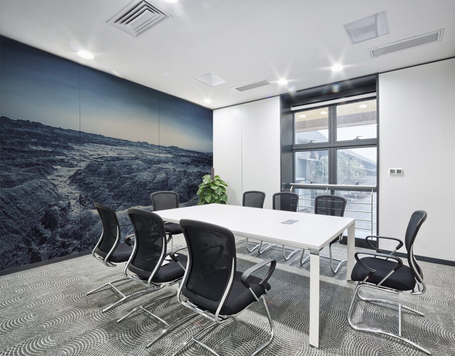 Shadows of the Earth: Desolate Beauty of the White River in the  Wall Printing