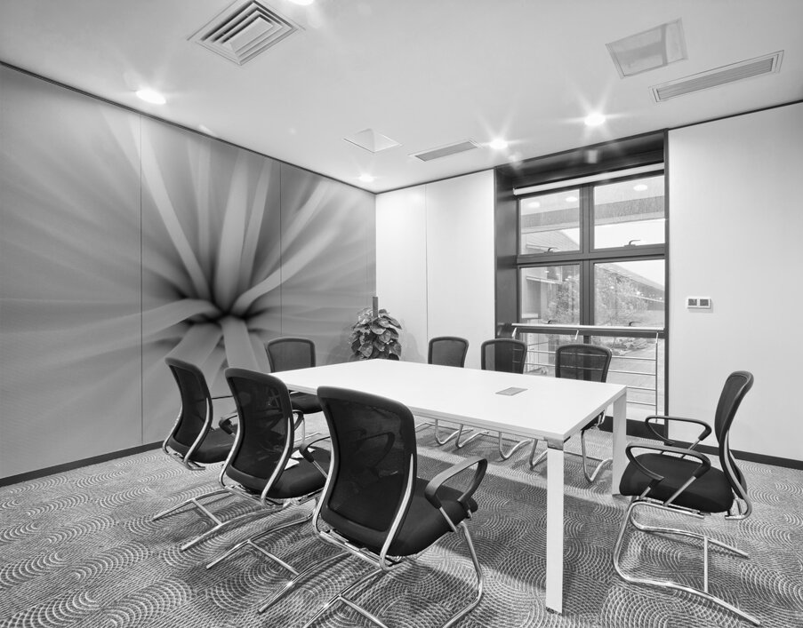 Radiance in Abstract Depth Wall Printing