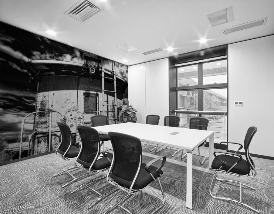 Rust and Rail: A Passage in Time Wall Printing