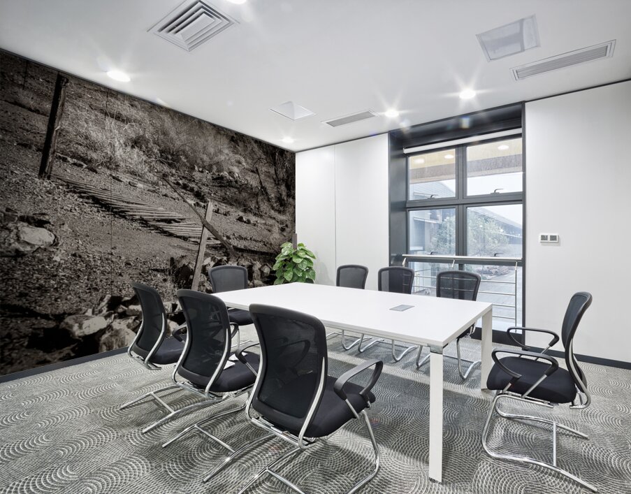 Rugged Shadows of Redemption Wall Printing