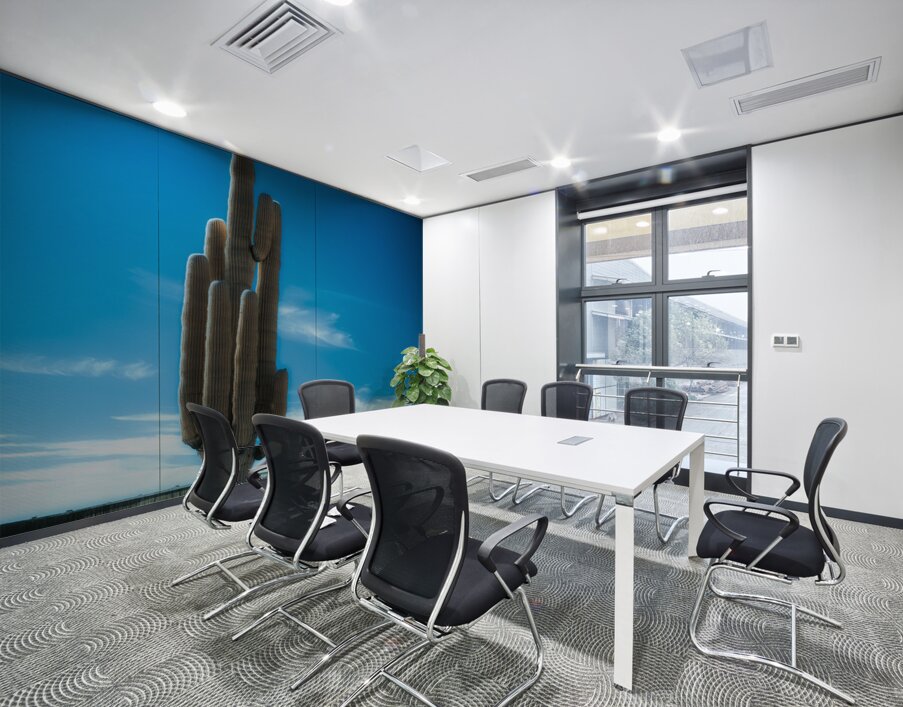 Harmony of Spines and Sky Wall Printing