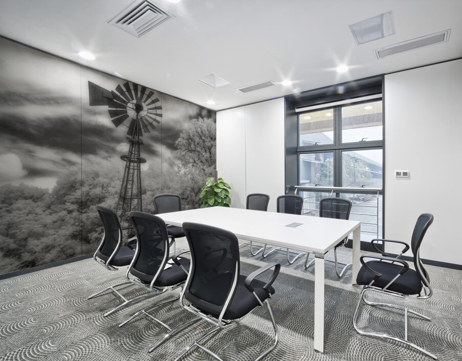 Silhouette of Whirling Whispers Wall Printing