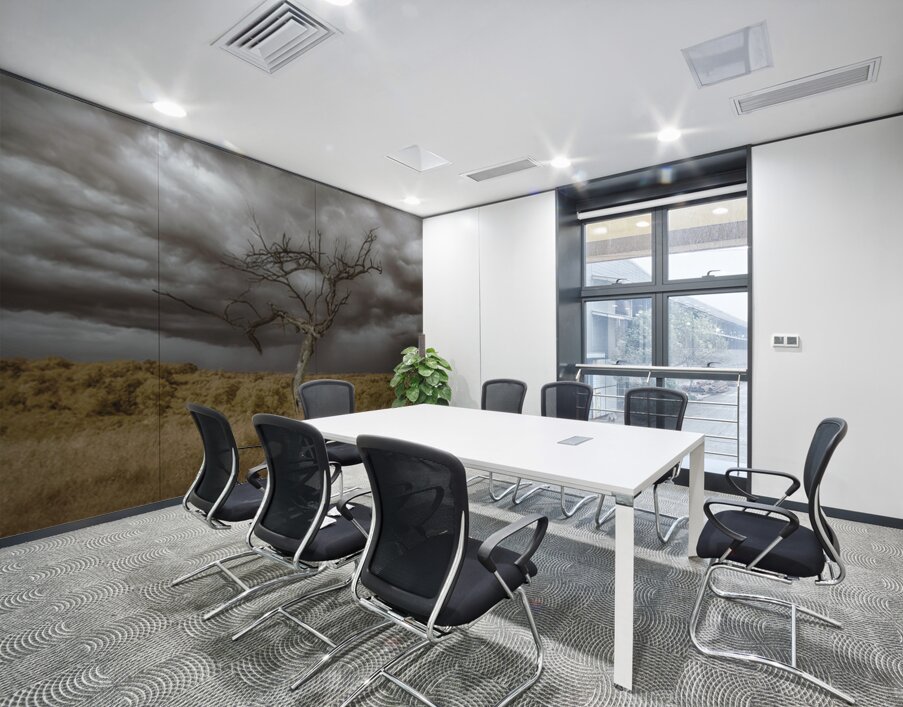 Rooted in the Tempest Wall Printing