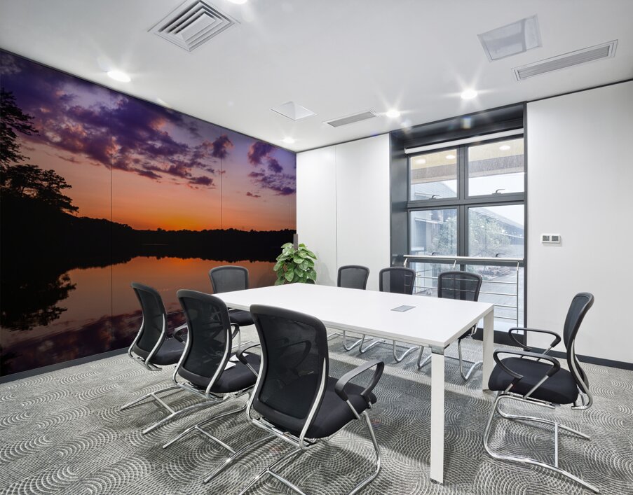 Enchanted Horizon: Capturing the Magic of Sunset at Killens Pond Wall Printing