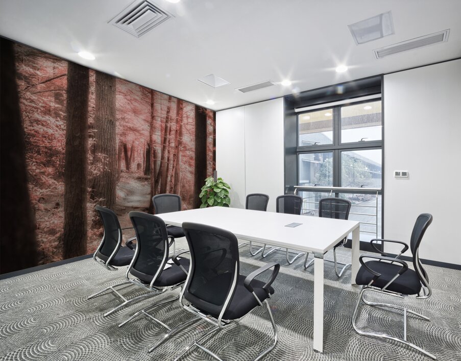 Mystical Forest Walk Wall Printing