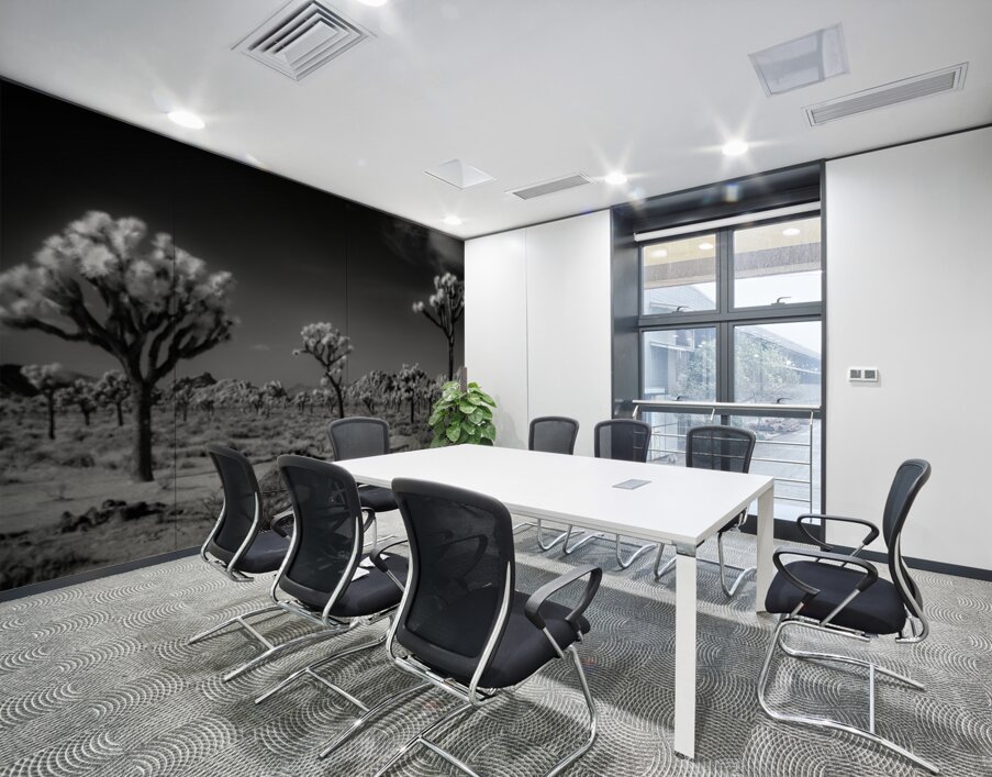 Ghostly Terrain Under Infinite Sky Wall Printing