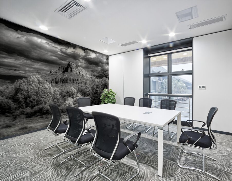 Timeless Elegance of Deserted Peaks Wall Printing