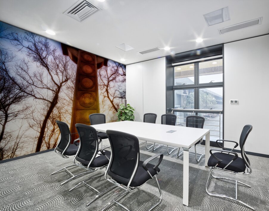 Majestic Celtic Cross: A Symbol of Serenity and Tradition Wall Printing