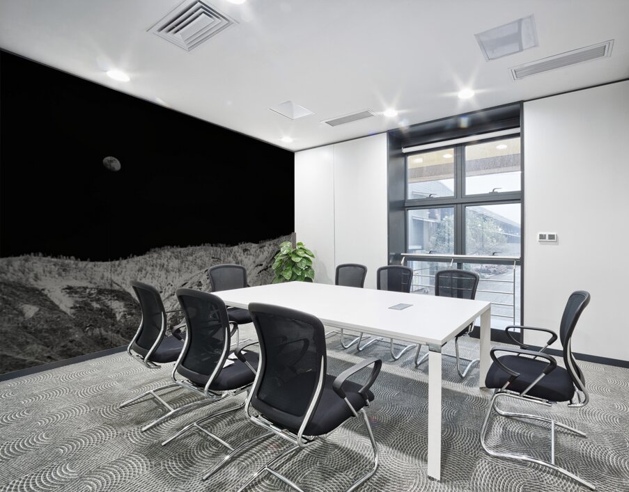 Mountains Ancient Face Wall Printing