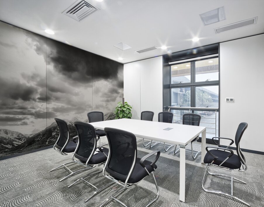 Stormy Mountain Dialogue Wall Printing