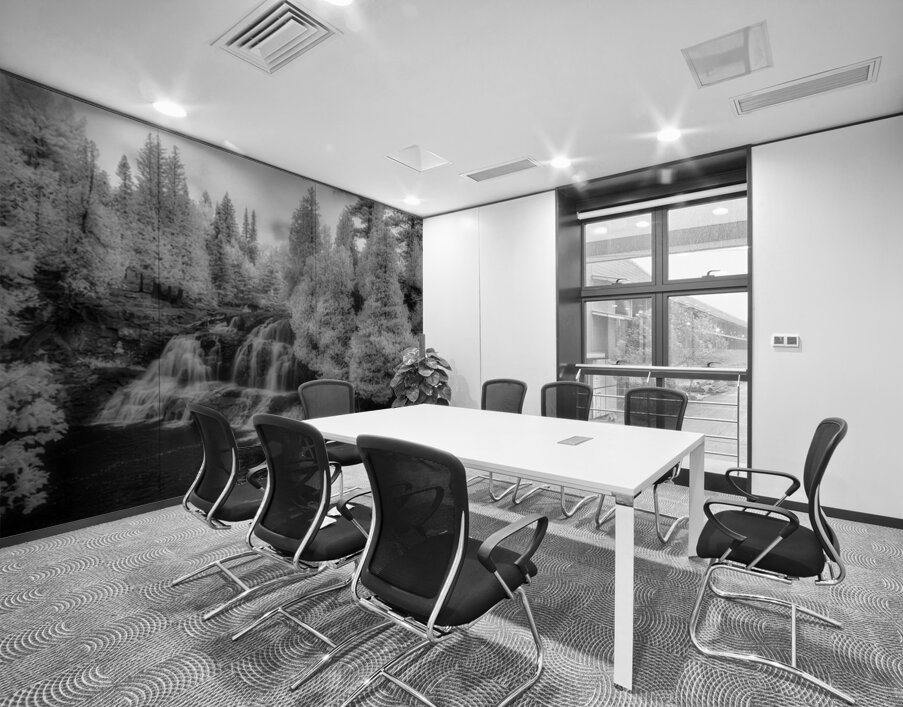 Silver Cascades of the North Woods Wall Printing