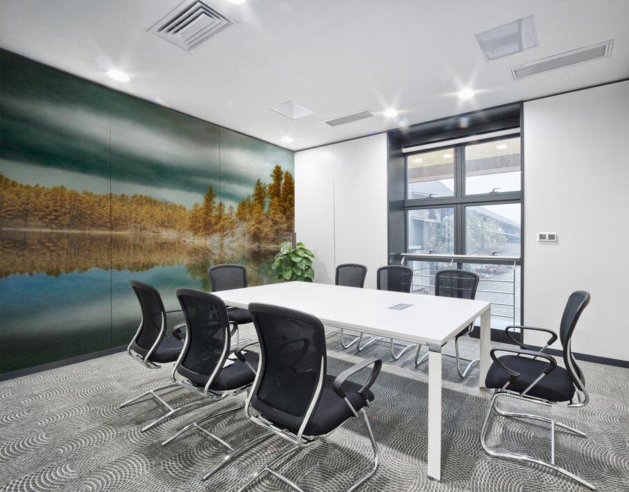 Infrared Tranquility: Capturing the Essence of Bismarck Lake Wall Printing