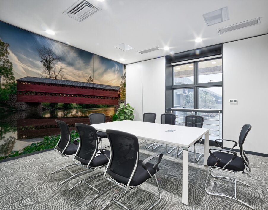 Sachs Bridge at Day’s Last Light Wall Printing