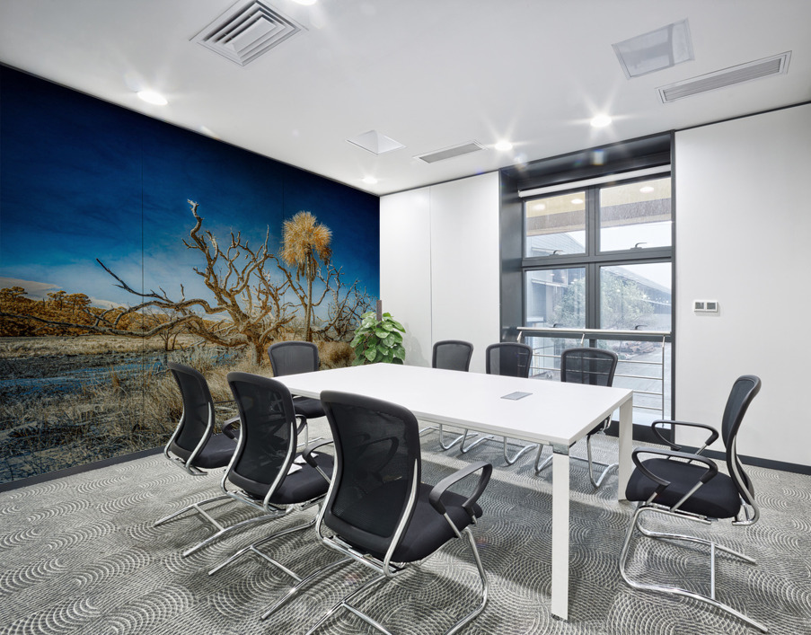 Isolated Serenity: Rows End Wall Printing