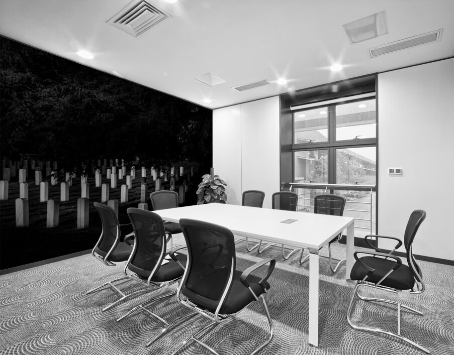 Silent Solace: Gettysburg National Cemetery Wall Printing
