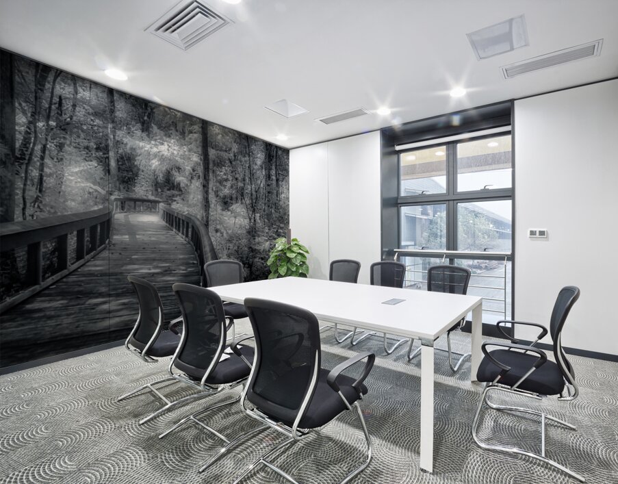 Silver Boardwalk Wall Printing