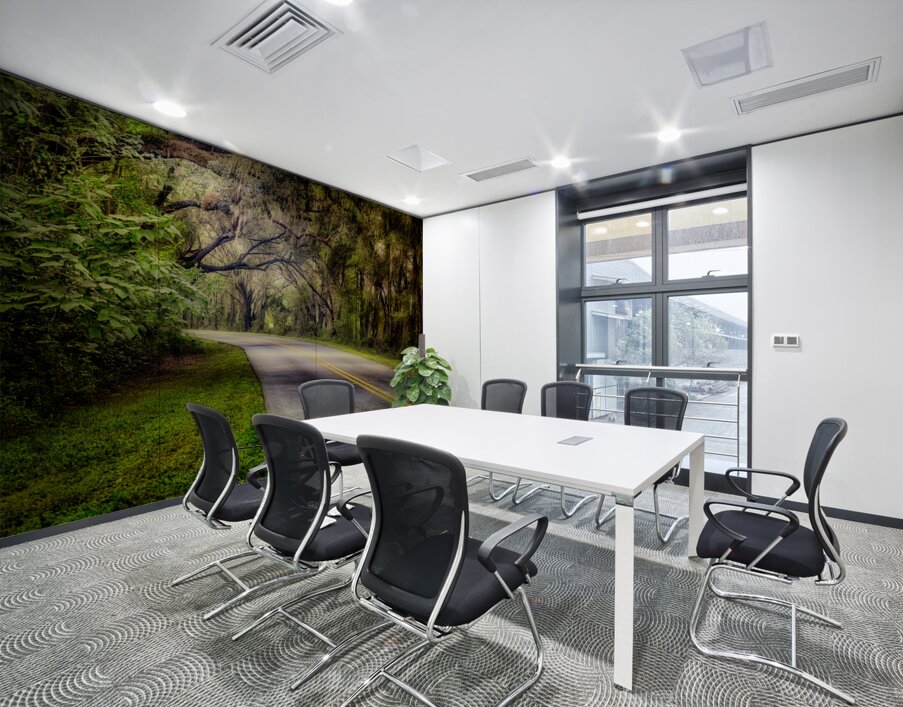 Around the Bend Wall Printing