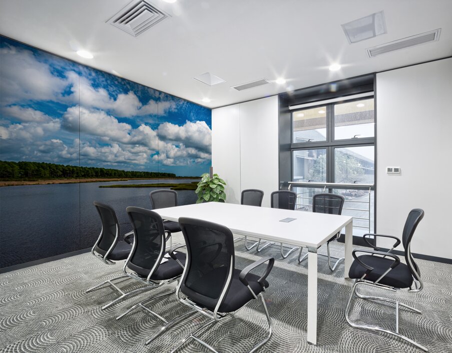 Marshland Tranquility: A Glimpse into Bodie Islands Outer Banks Beauty Wall Printing