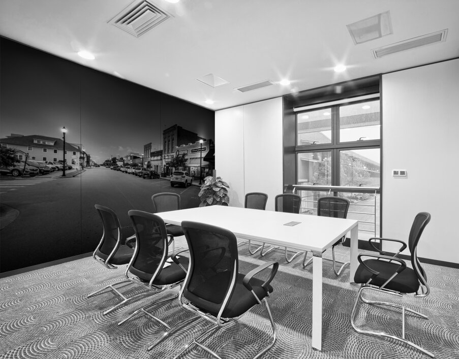 Exploring Beauforts Main Street: A Timeless Evening Stroll with My Wife Wall Printing