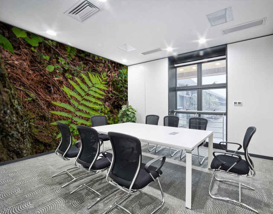Fern Pattern Wall Printing