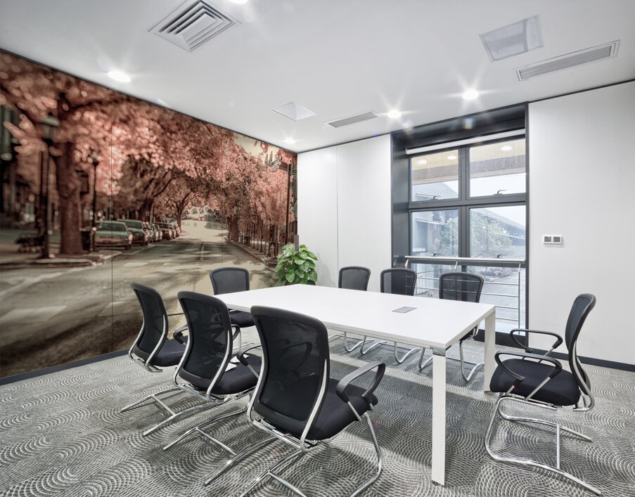 City in Bloom: Yorks Stroll Through Infrared Hues Wall Printing